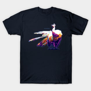 Sad Peacock does it hurt loving me? T-Shirt